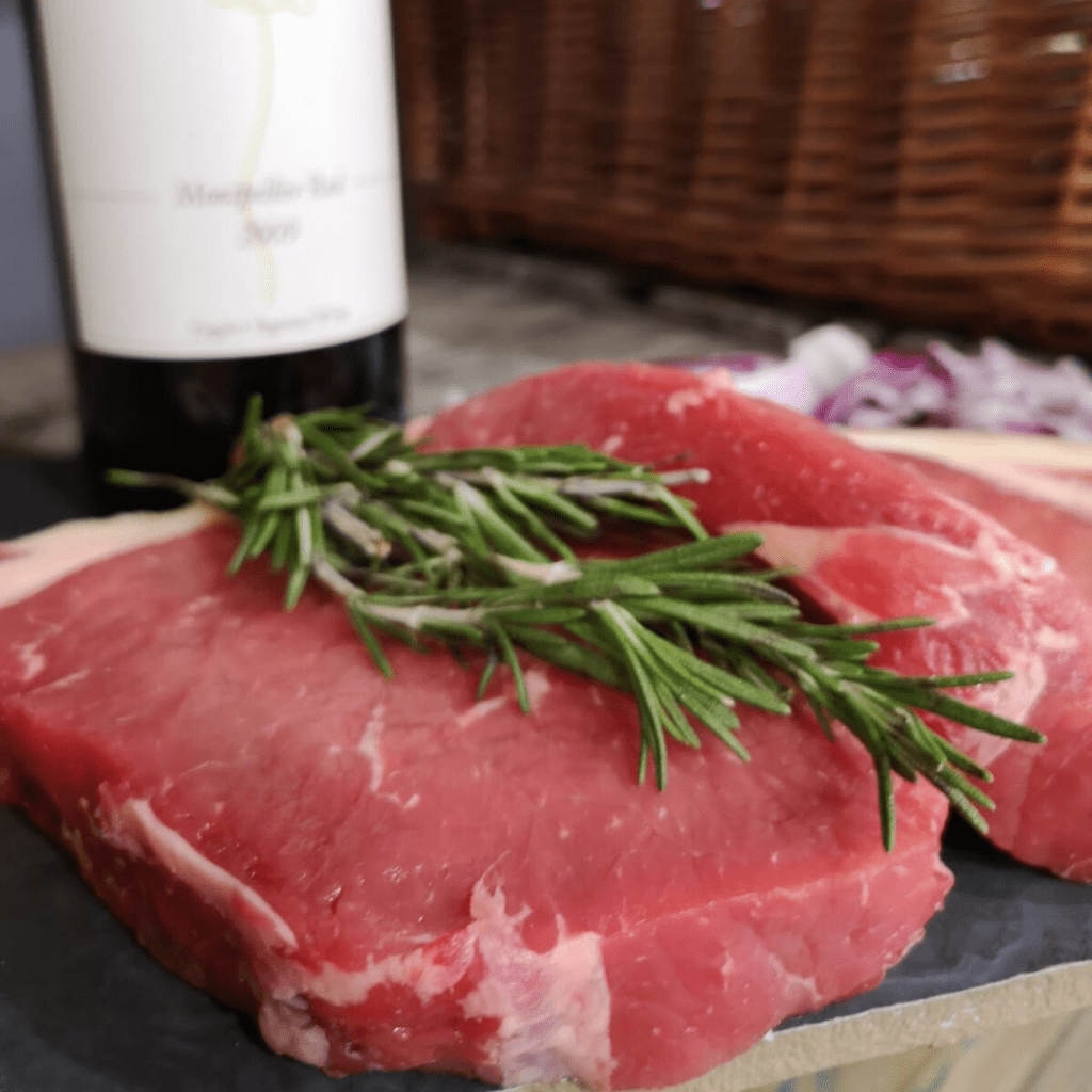 Steak and wine blog image