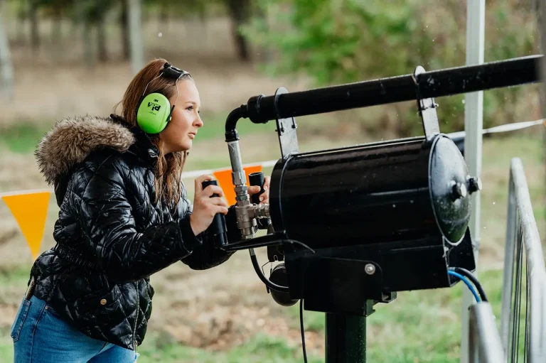 Corn cannon