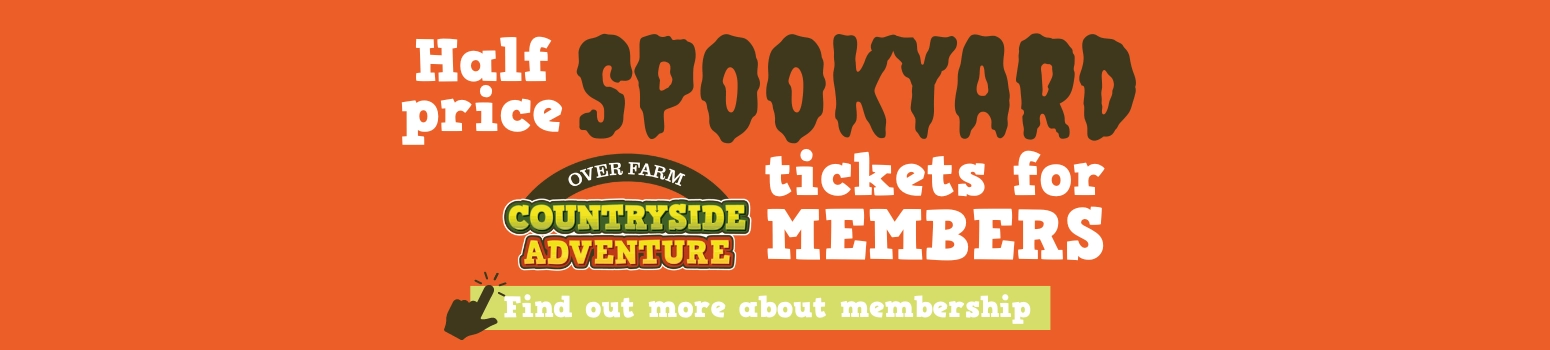 Half price Spookyard membership banner