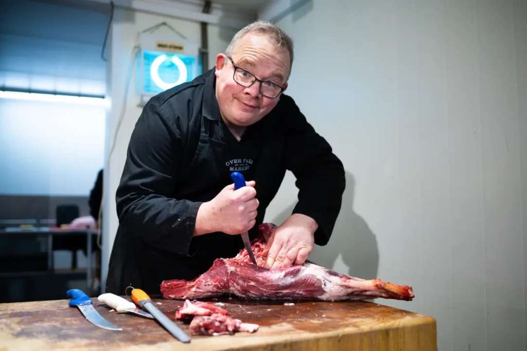 Keith Cutting Meat