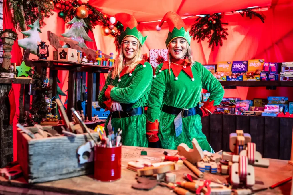 Two elves for farm park Elfcapades