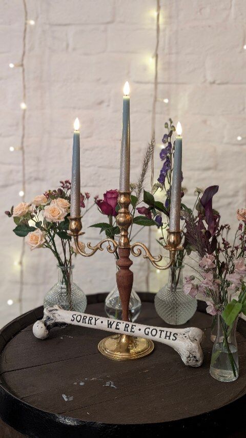 We’re still not over last weekend 🖤✨

Hannah & Leon celebrated their love with the perfect blend of gothic romance and moody, timeless vibes. Every detail felt so them—from the retro guest book, where loved ones signed a vinyl record of their first dance, to the rich, romantic colour palette and the breathtaking florals by Nikki.

As the evening unfolded, guests sipped on handcrafted cocktails before filling the dance floor, ready to celebrate long into the night. There were so many thoughtful, personal touches woven throughout the day, but our favourite part was seeing Hannah and Leon smiling from ear to ear from beginning to end.

The room was filled with people who were all there for one reason: to celebrate two wonderful humans and the love they share. And what a celebration it was. 🖤

MUA  @_makeupbyisabella 
Photographer @dearestlovephotography
Singer @daveinme 
Florals @maggie_rose_flower_design 
Hair @wonderlandcheltenham 
Cake @sugarloafbakery_ 
Band @thefunkletsband 
Grooms barber/styling @rebelroadtom @rebelroadbarbershop
