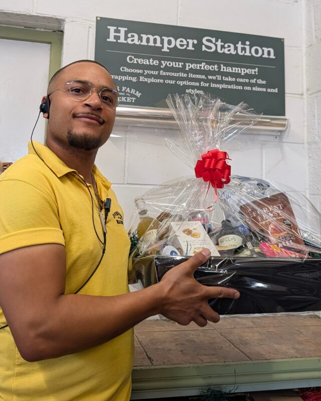 Looking for a gift that feels a little more personal? 🎁

We love putting together your perfect hamper at the Farm Shop! Choose from our ready-made hampers online, or pick your favourite goodies in-store and let our team turn them into something special. ✨

Need a little inspiration? Take a look at Tolga’s latest creation... 👀

🛒 Shop online or pop in and let us help you build your perfect hamper!
